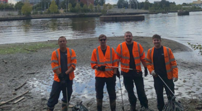 Morrison Water Services apprentices help to restore Salford Quays